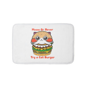 Cat Burger Bath Mat
