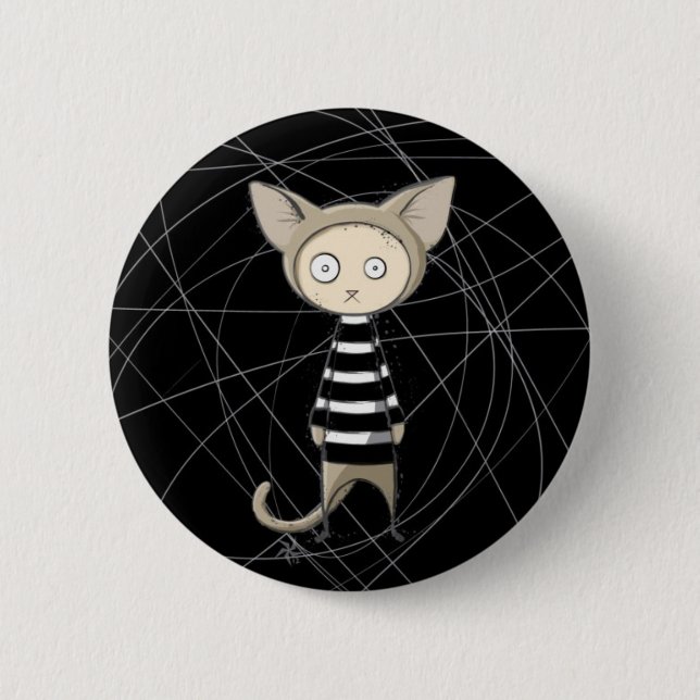 Cat Burglar button (Front)