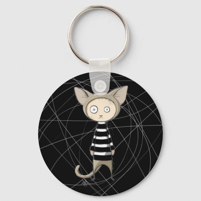 Cat Burglar Key Chain (Front)
