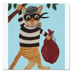Cat Burglar Photo Print