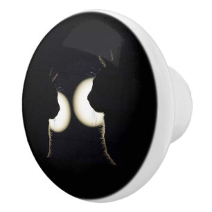 Cat Burglars Spotted Ceramic Knob
