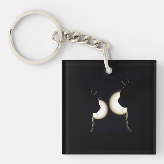 Cat Burglars Spotted Key Ring (Front)