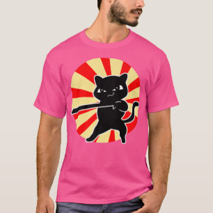 Cat Bushido Ronin Japanese Samurai (2) T-Shirt