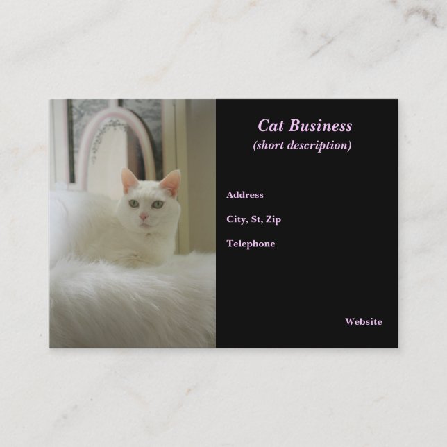 Cat Business Card (Front)