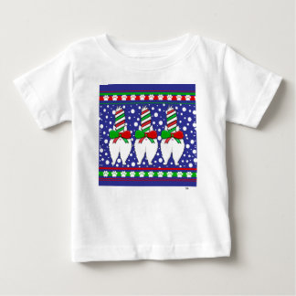 Cat Butt Christmas Green Baby T-Shirt
