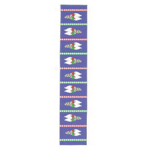 Cat Butt Christmas Green Medium Table Runner