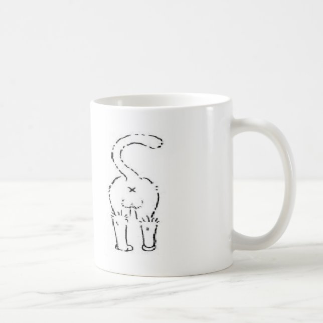 Cat Butt Coffee Mug (Right)