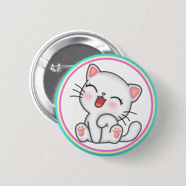 Cat Button (Front & Back)