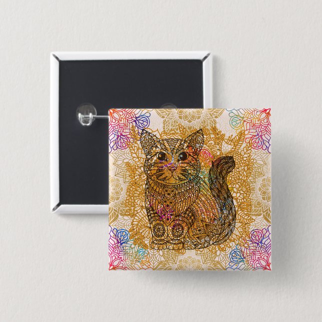 Cat Button (Front & Back)
