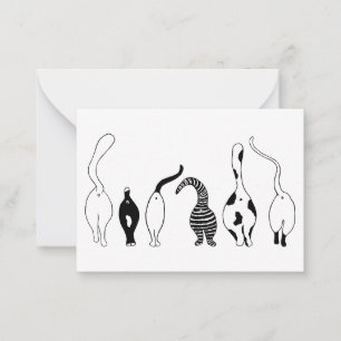 Cat Butts Card
