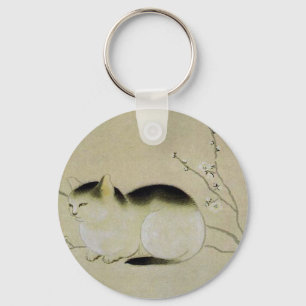 Cat by Hishida Shunso Key Ring