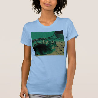 Cat by the Bathtub T-Shirt