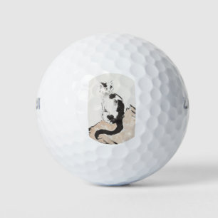 Cat (by Xu Beihong) Golf Balls