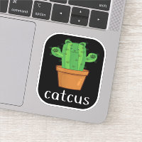 CAT CACTUS - CATCUS  Funny Cat