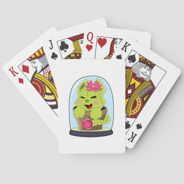 Cat Cactus Playing Cards (Back)