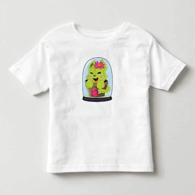Cat Cactus Toddler T-Shirt (Front)