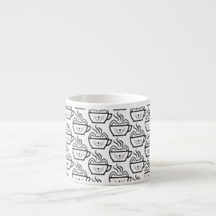 Cat Cafe pattern Espresso Cup