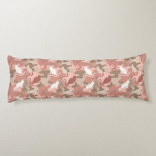Cat Camouflage Garden Room Decor Classic Floor Body Cushion