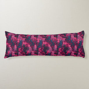 Cat Camouflage Print Coastal Decor Modern Bed Body Cushion
