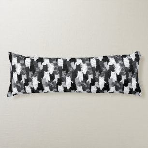 Cat Camouflage Print Farmhouse Decor Garden Inspir Body Cushion