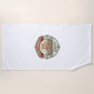 Cat Candy Shop Cat Candy Shop Cat Vintage Vector A Beach Towel