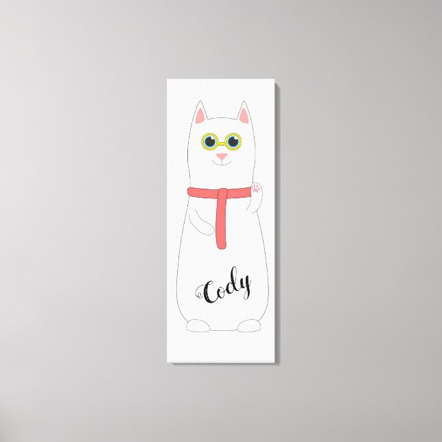 Cat Canvas Print (Front)