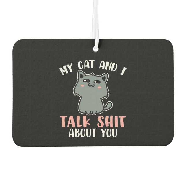 Cat Car Air Freshener (Front)