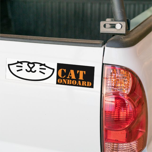 cat car sticker (On Truck)