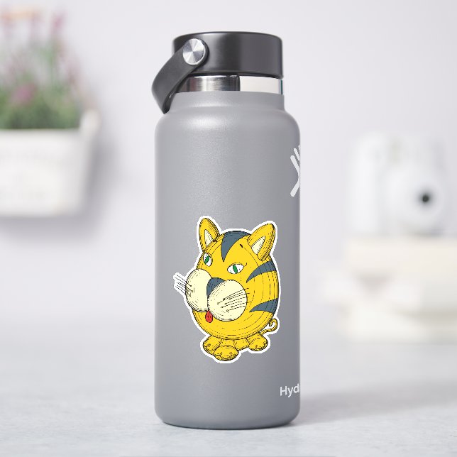 Cat cartoon clipart (HydroFlask)