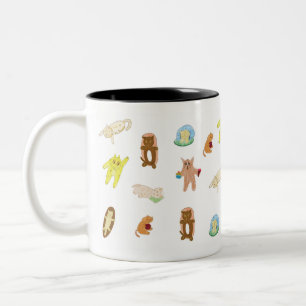 cat cartoons repeat mug