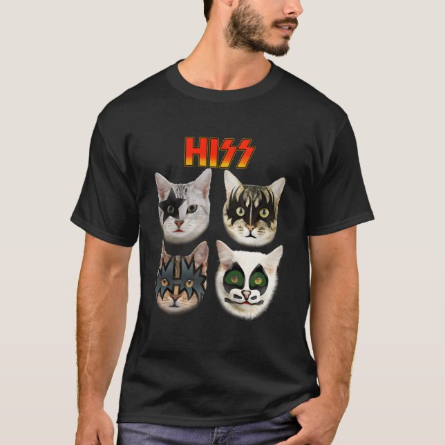 Cat Cat Cat Hiss Cat Owner Cat Humour T-Shirt (Front)