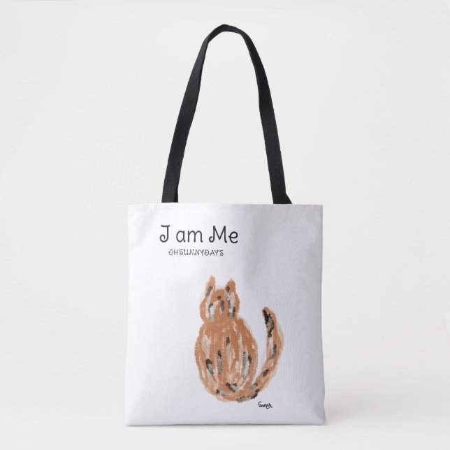 cat cat cat tote bag (Front)