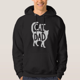 Cat  Cat Dad Kitten Father's Day For Daddy Hoodie