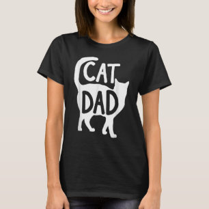 Cat Cat Dad Kitten Father's Day For Daddy T-Shirt