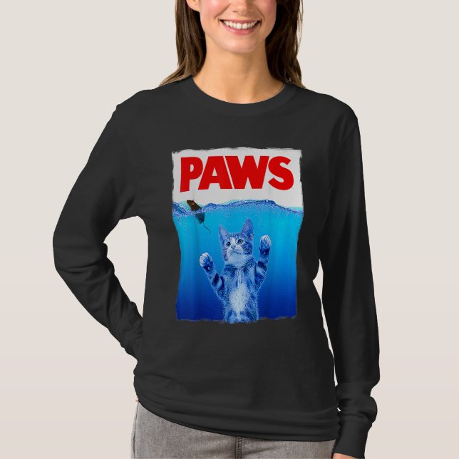 Cat  Cat Paws  Cute Cat  Cat T-Shirt (Front)