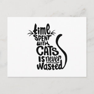 Cat Cats Animal Cat Lover Kitten Cute Funny Gift Postcard