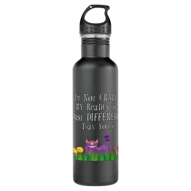 Cat Cats Cat Lover Cute Pet Kitten Funny Gift Idea 710 Ml Water Bottle (Front)