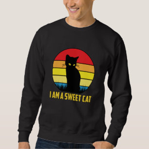 Cat Cats Cat Lover Kitten Vintage Retro Gift Idea Sweatshirt
