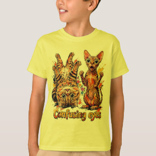 Cat Cat's Two Divas, One Stare Funny Cat Cute Fun T-Shirt