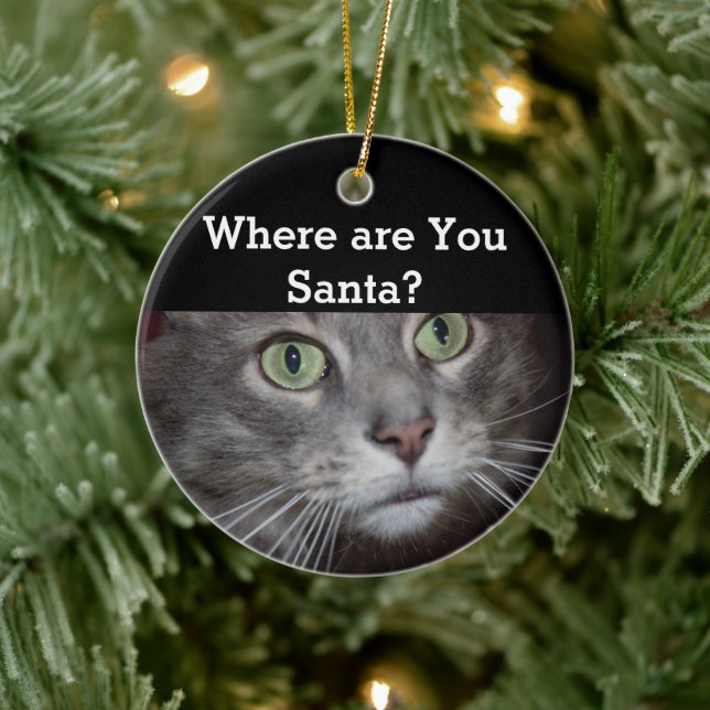 Cat Ceramic Tree Decoration (Tree)