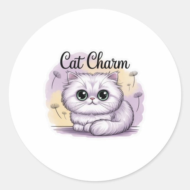 Cat Charm Sticker (Front)