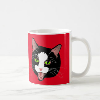 Cat Chat COFFEE MEOW! by BlissAndKittens Coffee Mug
