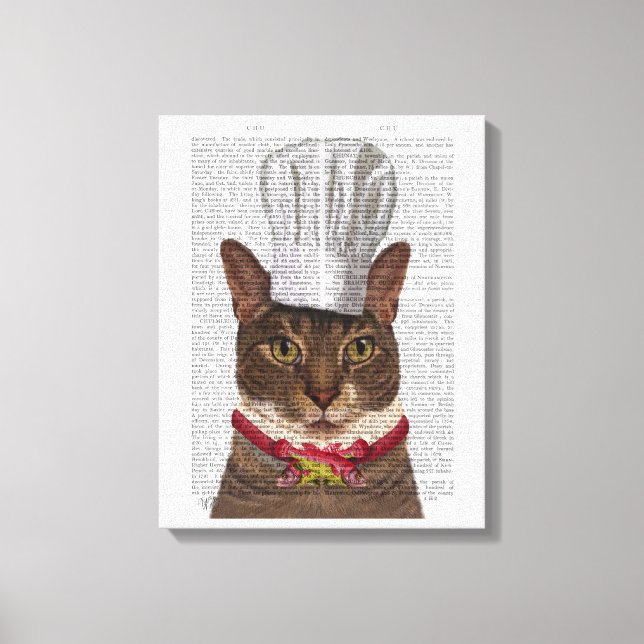 Cat Chef Canvas Print (Front)