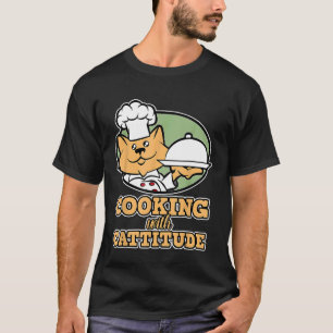 Cat Chef Cook Shirt For Men  Cooking With Cattitud