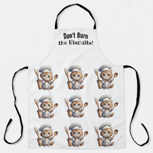 Cat Chef Cuteness Overload All-Over Print Apron