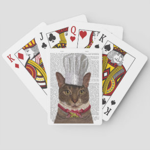 Cat Chef Playing Cards