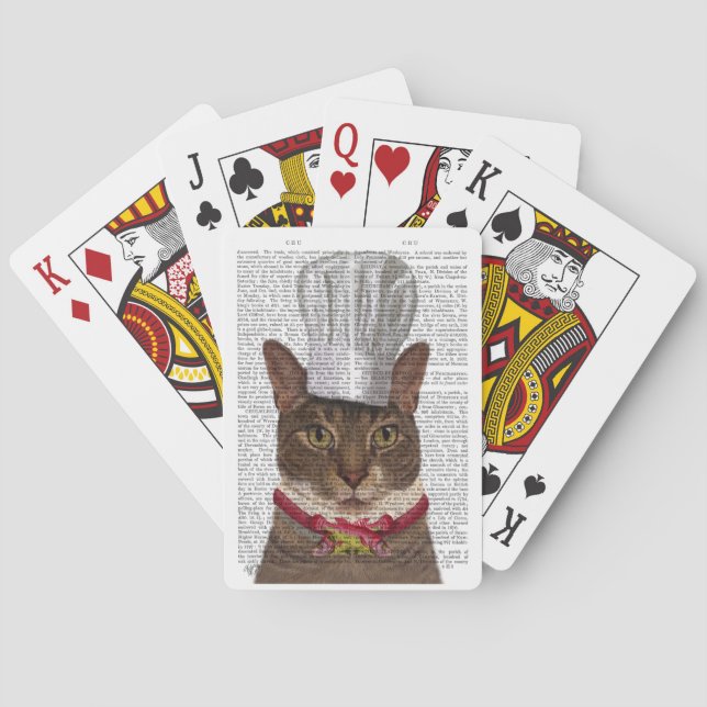 Cat Chef Playing Cards (Back)