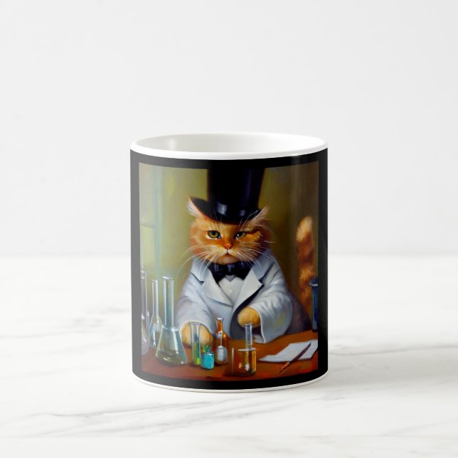 Cat Chemist  Coffee Mug (Center)