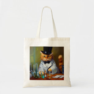 Cat Chemist Tote Bag