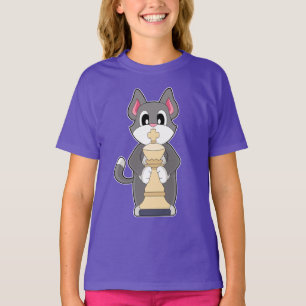 Cat Chess piece King Chess T-Shirt
